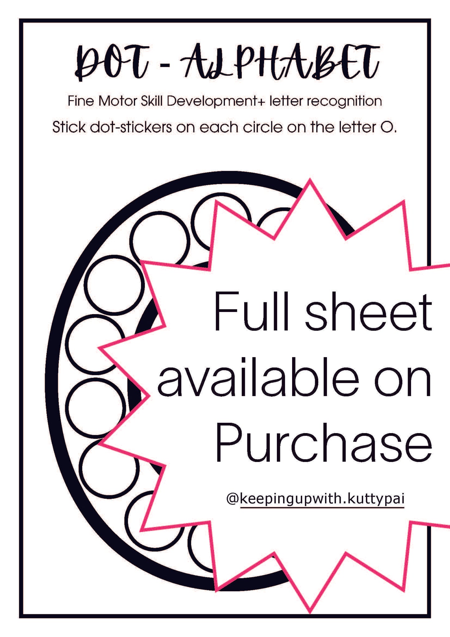 Dot it Part 2 - Worksheet