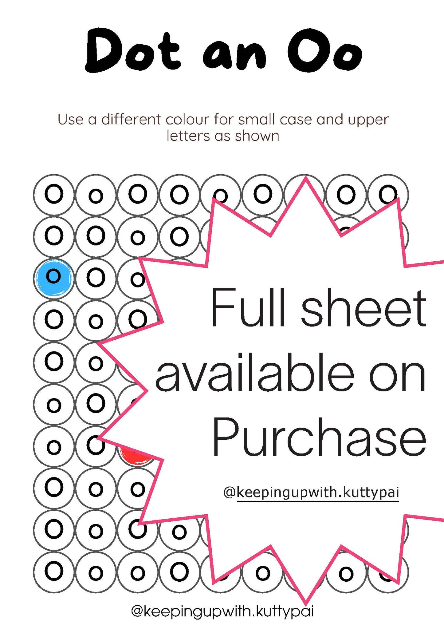 Dot it Part 2 - Worksheet