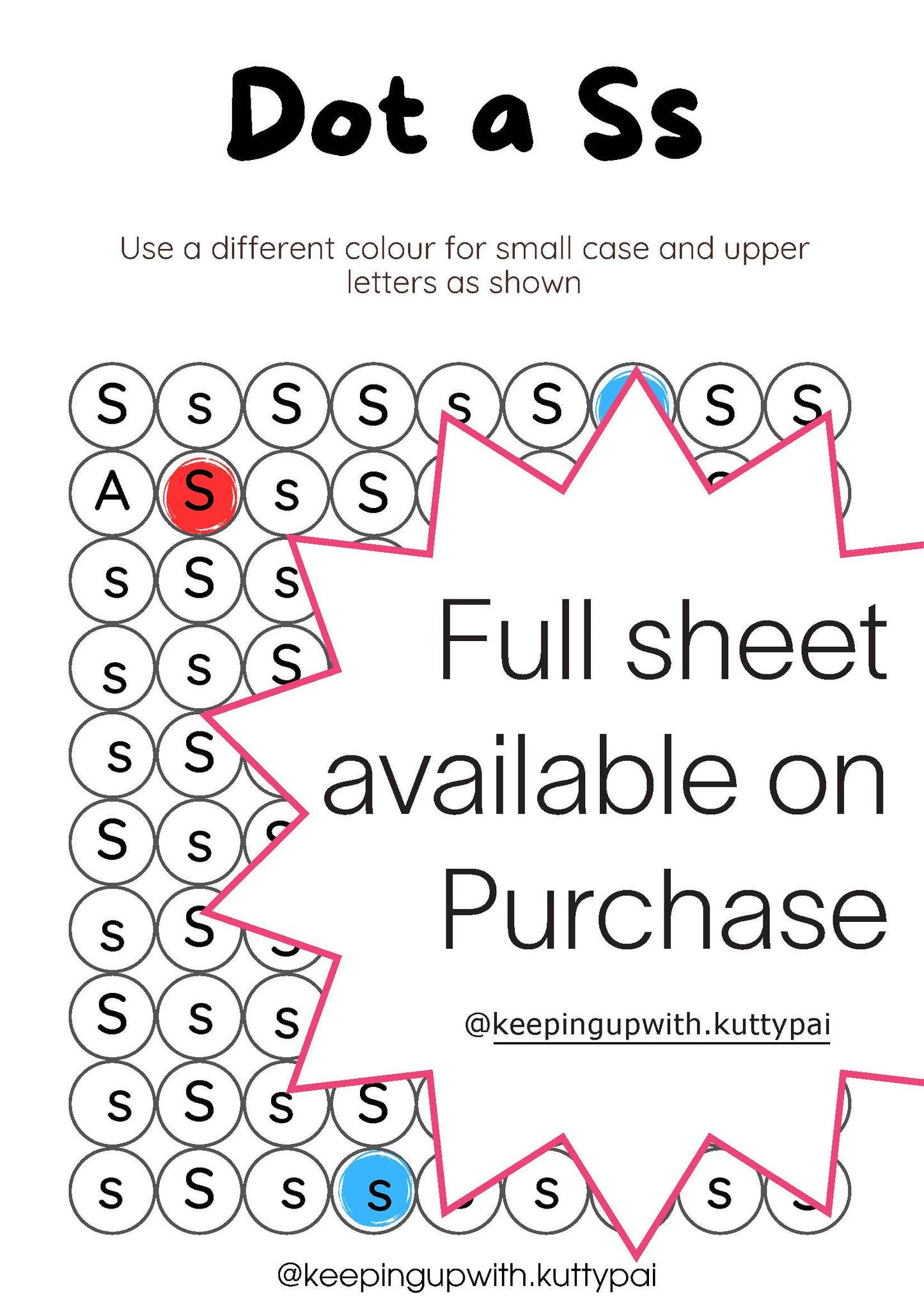 Dot it Part 2 - Worksheet