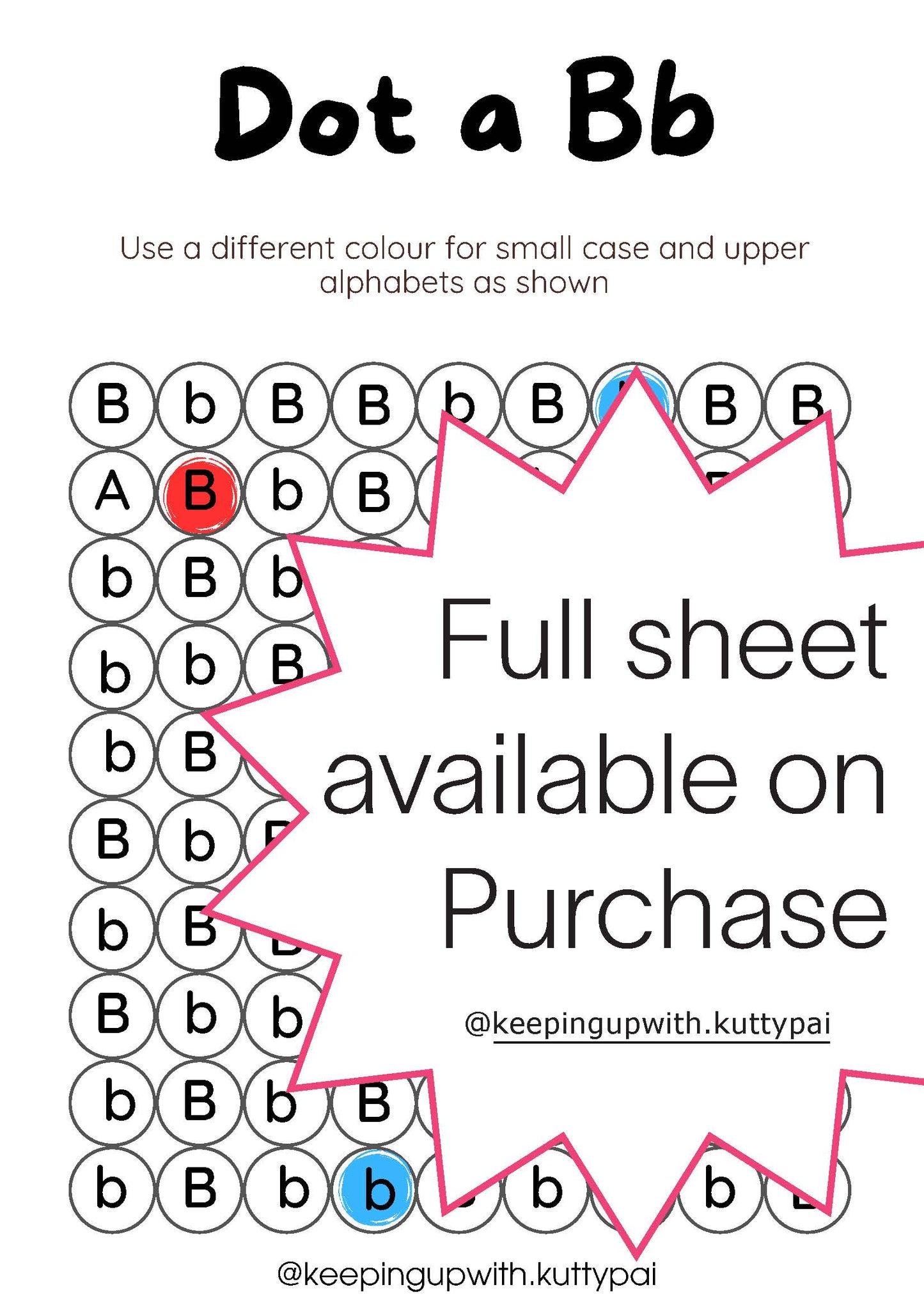 Dot it Part 1 - Worksheet