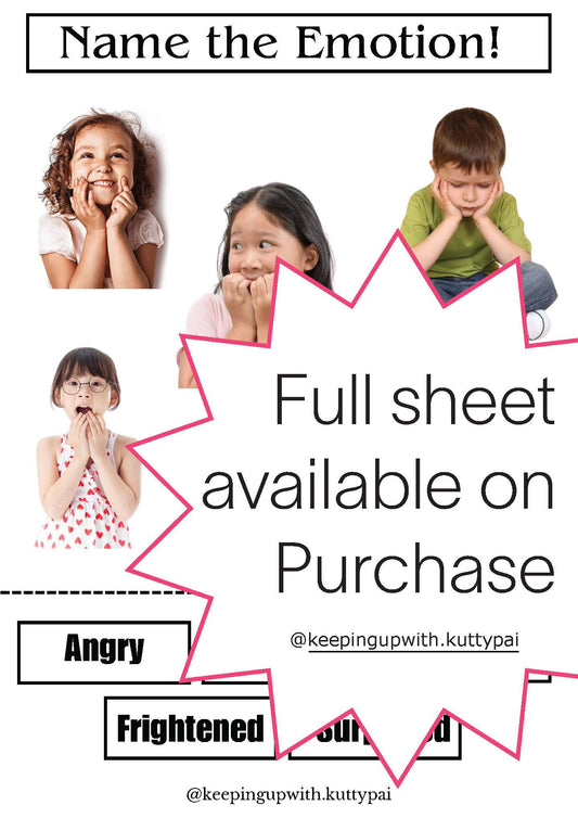 Emotions Worksheet