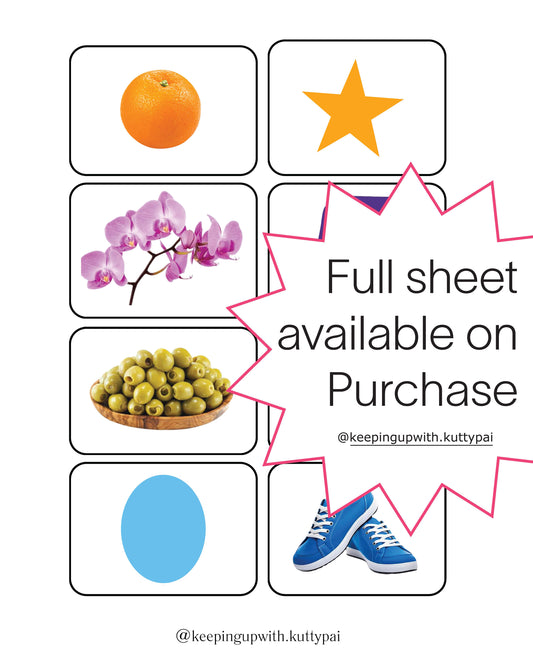 Phonics and Colour WorkSheets - Part 2