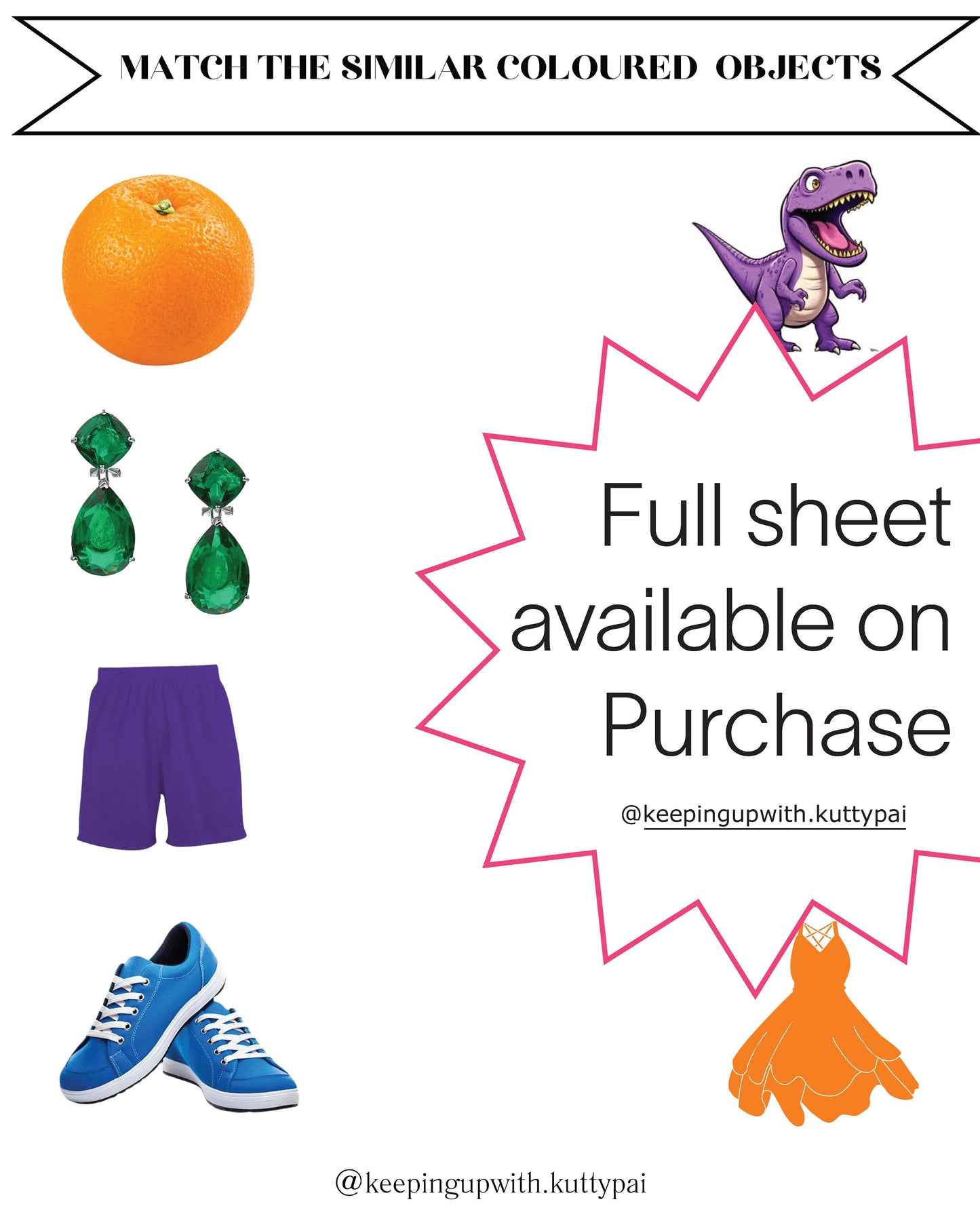 Phonics and Colour WorkSheets - Part 2